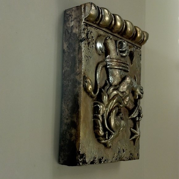 Sid Dickens, SZ-08 "Leo" silver Memory-Block wall tile *Rare & Retired* - Picture 3 of 8